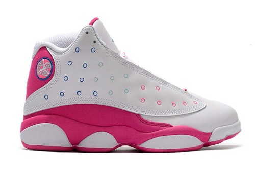 AIR JORDAN 13 Retro White Pink Blue - 439358-106