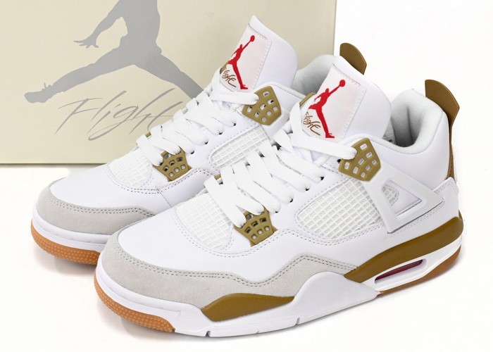 LJR Jordan 4 Retro SB White Brown DR5415-120