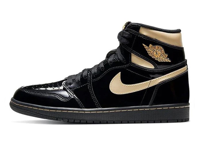 Air Jordan 1 Retro High OG 'Black Metallic Gold' - 555088-032