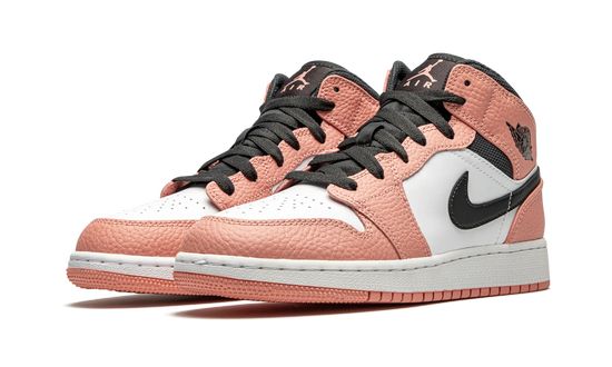 Air Jordans 1 Mid Pink Quartz 555112-603