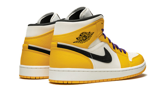 Air Jordans 1 Mid SE “Lakers”   852542-700